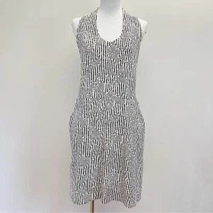 Aventura Damen 2XL Bio ärmellos Geo Print knielanges Lachlan Kleid - Bild 1 von 11