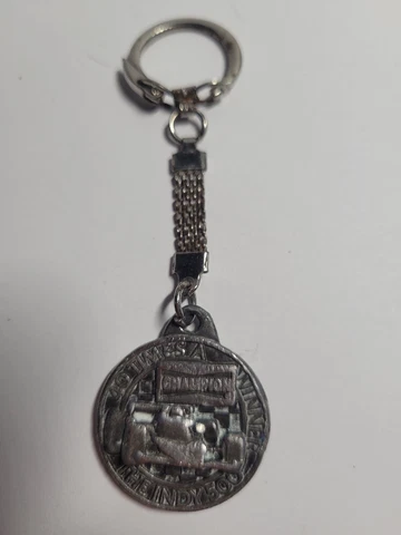70'sVintage Champion Spark Plug Key Chain Indy 500 "You can't buy a Better Plug" Cover