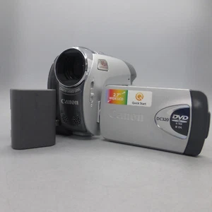 Canon DC320 Handheld DVD-RW Camcorder Silver Tested - Picture 1 of 8