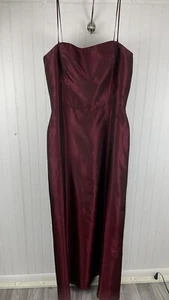Jim Hjelm Occasions Vintage Sleeveless Spaghetti Straps Gown Dress XL Size 18 - Picture 1 of 10