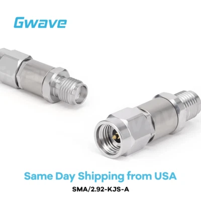 GWAVE TECHNOLOGY INC. SMA Female to 2.92mm Male Adapter, DC - 18GHz