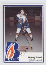 1989-90 Kamloops Blazers Team Issue Murray Duval #18
