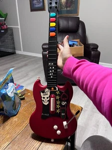 Playstation 2 Guitar Hero Gibson SG Red Octane Wired Guitar (NOT TESTED) - Picture 1 of 2