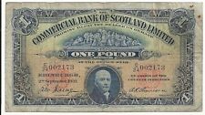 PS331 1937 Scotland 1 pound note (world/lot) Combined Shipping