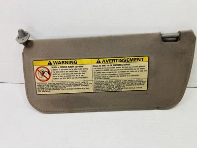2000 - 2004 Nissan Xterra OEM Drivers Left Side Cloth Sun Visor 15” W/O Mirror - Изображение 1 из 4