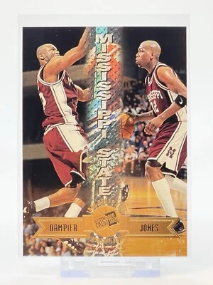1996 Press Pass Card #42 Dampier/Jones Mississippi State Bulldogs Gold Foil - Image 1 of 2