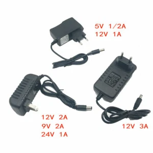 DC5V 9V 12V 24V 1A 2A 3A Adaptor DC 5 9 12 24V Volt Power Supply Charger Adapter - Picture 1 of 3