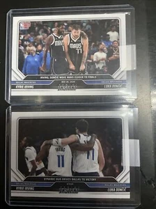 2023-24 Panini Instant #486 #591 Luka DONCIC Kyrie IRVING /173 /327 Bro 2 Card - Picture 1 of 2