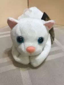 Beanie boppers 1997 24 k ""nieve el gato"" felpa animales de peluche efectos especiales - Imagen 1 de 8