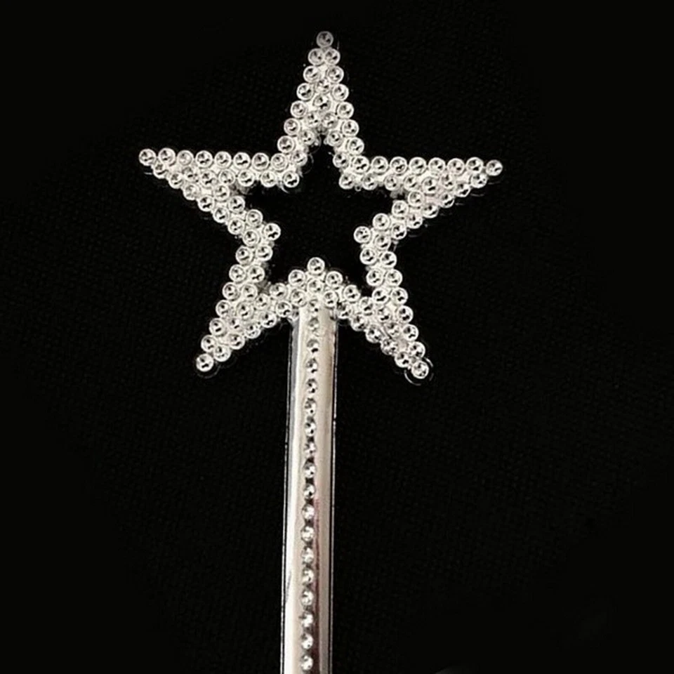 48 piezas 35 cm PLATEADO Estrella PARED Niña Princesa Cumpleaños Niña Niños Fiesta Favor Vestir Foto 1 de 4