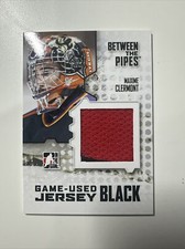 2010-11 ITG Between The Pipes Game Used Jersey Black Maxime Clermont M-05