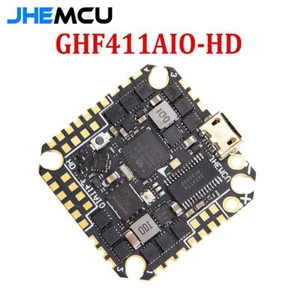 JHEMCU GHF411AIO-HD F411 ICM42688P Flight Controller BLHELIS 40A 4in1 ESC FPV - Picture 1 of 12