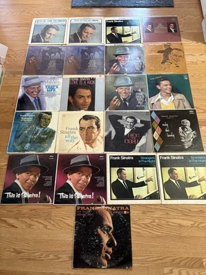 Lot Of 21 Frank Sinatra Vinyl LPs 14 Mono 7 Stereo avg G+ ***READ DESCRIPTION*** - Image 1 of 4