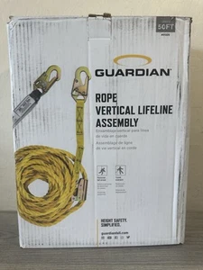 Conjunto de línea de vida vertical Guardian Fall Protection VLA-50 poli acero, 50 pies - Imagen 1 de 2