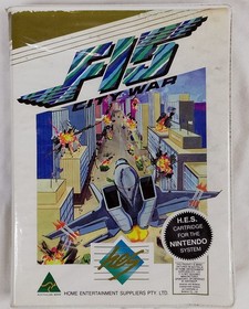 H.E.S. F15 City War War Nintendo NES PAL Game boxed