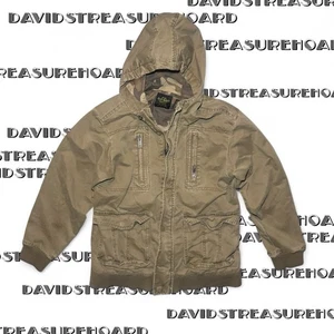 Vintage Old Navy Herren Camouflage Bomber Jacke Military Green Größe XL Distressed Y2K - Bild 1 von 7