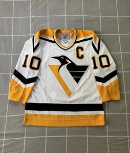 Vintage 90s Pittsburgh Penguins #10 Ron Francis CCM NHL Hockey Jersey Men’s Med - Bild 1 von 24