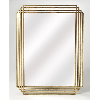 Butler Specialty Uptown Rectangular Wall Mirror In Gold - Image 1 of 2