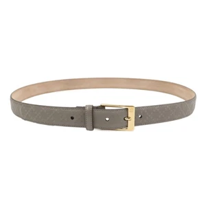 GUCCI Diamante GG Marmont Leather Belt 105/42 Gray 345658 Authentic Used F/S - Picture 1 of 12