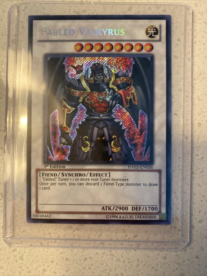 Fabled Valkyrus - HA02-EN056 - 1st Edition - Secret Rare - NM - Image 1 of 1