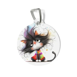 Colorful Pet Tag for Dogs, Customizable Pet ID, Fun Dog Accessory, Cute [...] - Bild 1 von 5