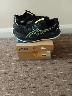 Asics Gel Cumulus 26 GTX Goretex Talla UK 8 Negro Gris Frío Eur 42.5 Genuino Foto 1 de 4