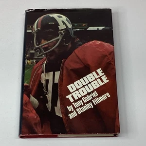 Double Trouble Tony Gabriel Stanley Fillmore 1978 Signed Canadian Football - Imagen 1 de 5