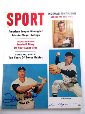 Frank Howard Luis Aparicio Signed Autographed Magazine SPORT 1960 JSA AG71438 - Image 1 of 4