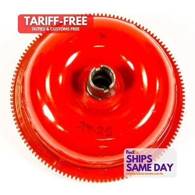 Hughes 24-25, One Red Steel Torque Converter 2500 Stall Series Mopar 727 Perform - Image 1 of 4