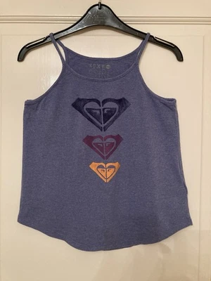 Girls Roxy Blue Strappy Summer Top - 12-13 Years- Excellent Condition - Image 1 of 4