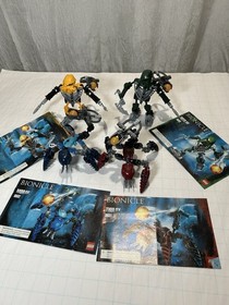 LEGO BIONICLE Morak 8932 Thulox 8931 Defilak 8929 Dekar 8930