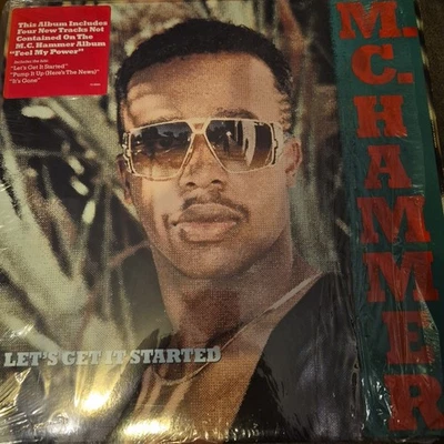 MC Hammer - Let's Get It Started 1990 Vinyl LP Album - Rap Hip Hop Original - Image 1 of 4