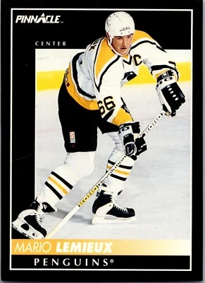 1992-93 Pinnacle - #300 Mario Lemieux - Image 1 of 2
