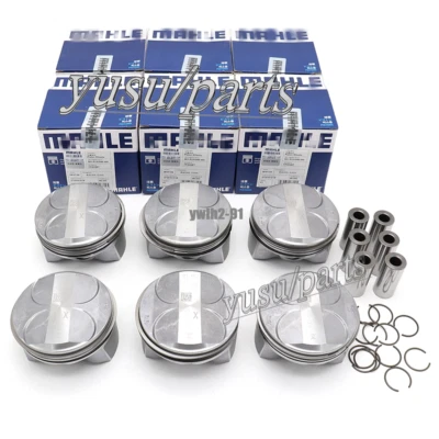 6x anéis de pistão Φ88mm para 2.5L 3.0L M272 Mercedes-Benz E280 GLK300 C300 - Imagem 1 de 4