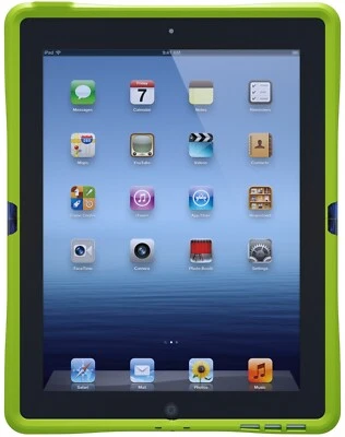OtterBox Reflex Case w/ Stand for iPad 2/ 3/ 4 - Radiated Green/Navy - RETAIL - Image 1 of 4