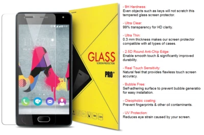 Mobile Phone Clear Glass Pro+ Screen Protector Huawei P20 10D 9H Hardness Touch - Image 1 of 4