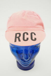 Rapha RCC Unisex Cotton Cycling Cap - One Size (Pink/Grey)