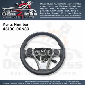 Toyota Camry Steering Wheel 2012, 2013, 2014 OEM 45100-06N30 - Picture 1 of 6
