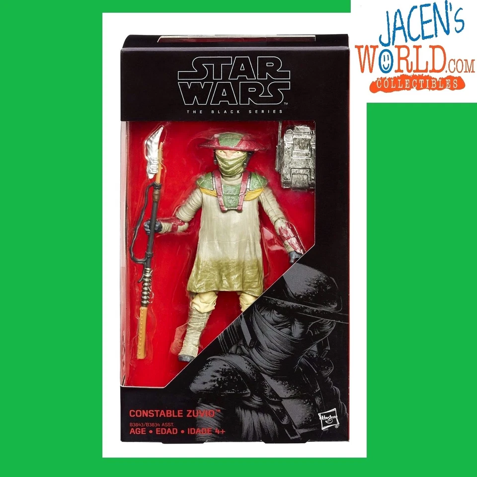 Constable Zuvio 09 Black Series 6"  Force Awakens Star Wars Action Figure Hasbro - Image 1 of 1