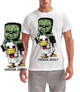 New With Tags Chicken Jockey Minecraft T-Shirt / TriDri Performance Shirt - Picture 1 of 4
