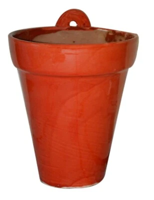 Maceta Jardín Marroquí Español Agujero de Drenaje Cerámica Terracota Maceta Planta Foto 1 de 4