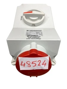 Mennekes 5959A 63A IP44 CEE Wanddose Steckdose abgesichert mit Schalter 48524 - Bild 1 von 5