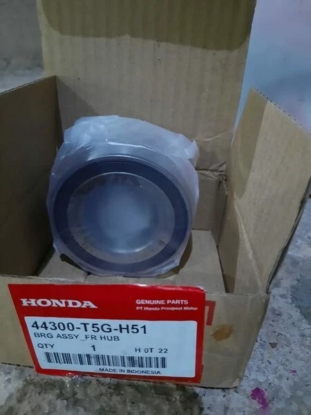 1pc Genuine OEM Honda Jazz Fit GK 2015-2021 Front Wheel Bearing 44300-T5G-H01 - Imagem 1 de 1