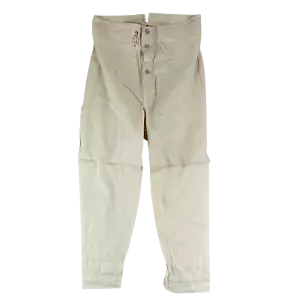 Finnish Army WW2 Pyjama Bottoms Trousers Medical Convalescing Vintage W33 L29.5 - Picture 1 of 6