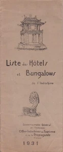 Liste des Hôtels & Bungalows de l'Indochine 1931 Tourisme Vietnam Laos Cambodge - Photo 1/13