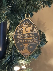 Georgia Bulldog 1942 National Champions Ornament  - Bild 1 von 4