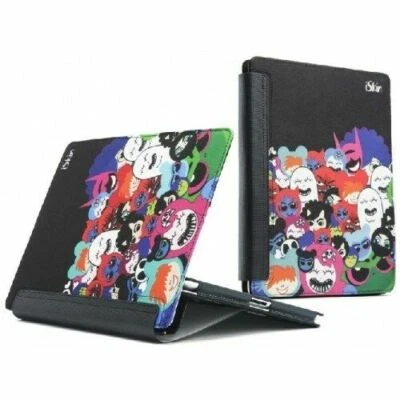 iskin iPad 2 Case Happy Friends Folio Typing View Stand Folding Cover Cute Kids - Image 1 of 4
