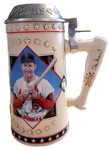 Stan Musial "The Man" Longton Crown Tankard Stein Limited Edition - Bild 1 von 6