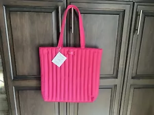 Kate Spade Hot Pink Quilted Large Tote Bag Purse (Fragrance Bag) New - Picture 1 of 5