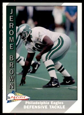 1991 Pacific Jerome Brown . Philadelphia Eagles #383 - Image 1 of 2